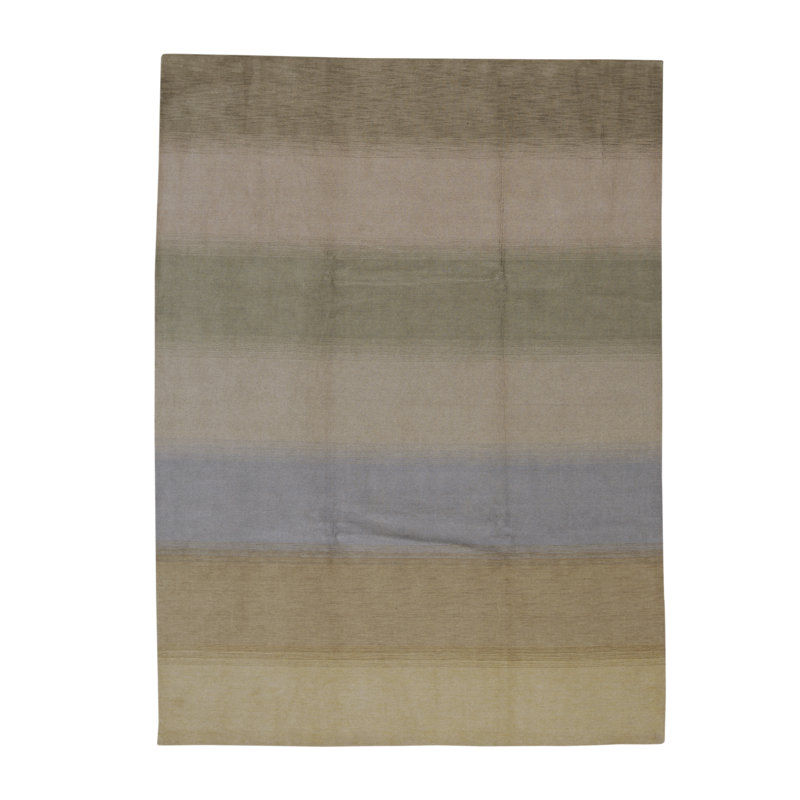 Gabbeh Wool Striped Area Rug