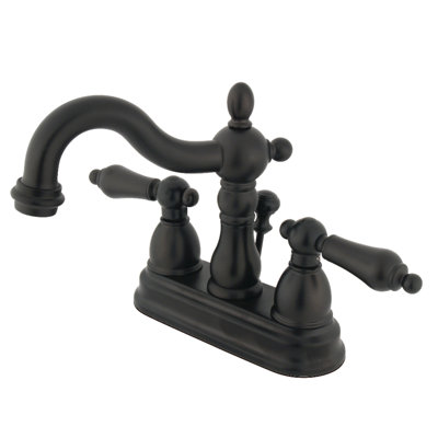 Robinet pour salle de bain avec ensemble de drain central à Heritage