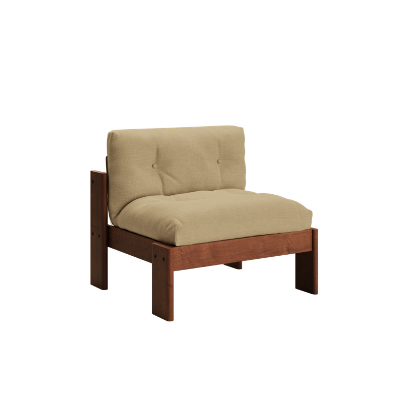 Chaise longue Bacana, Sand Hemp Blend