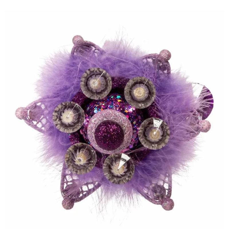Casse-noisette en bois Kurt Adler Hollywood, mauve très grand, 16 po