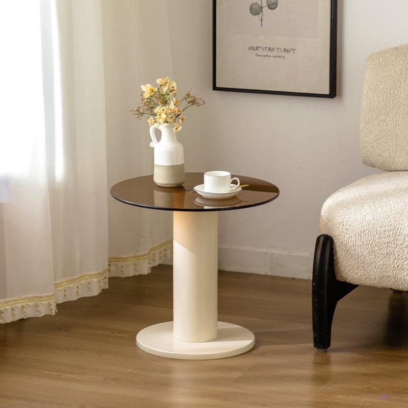 Circular  Coffee Table Set Easy Assembly For Living Room