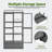 Cold Frame Greenhouse,3 Tier Garden Cold Frame with Drawer and Shelves-96601873
