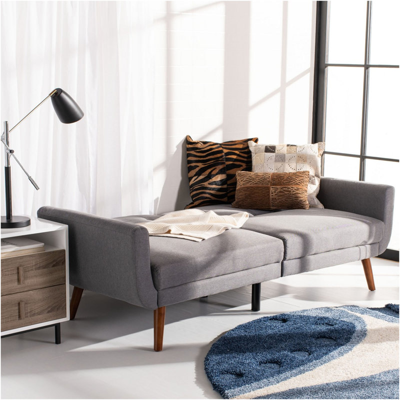 Upholstered 83'' Sofa, Gray 100% Polyester