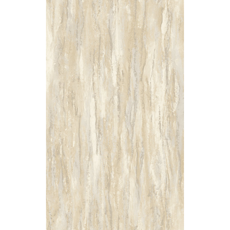 Papier peint texturé non tissé non tissé en suède doux Pi., Beige