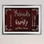 «Friends and Family», reproduction de peinture acrylique encadrée-33961250-31992685