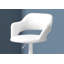 Tabouret de bar, pivotant, hauteur de bar, réglable, métal, aspect cuir, contemporain, moderne-32858008