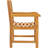 Zion Teak Solid Wood Outdoor Dining Armchair