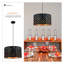 Luminaire tambour suspendu 1 lumière Kimberly