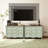 Fienley 40''Wide 3-Door Sage Green Sideboard Cabinet With Artistic Resin Doors And Adjustable Shelf