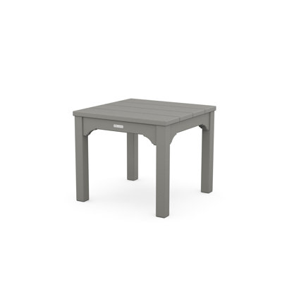Chinoiserie Square Plastic Outdoor Side Table