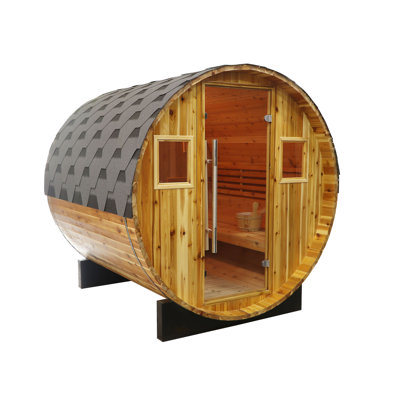 Galley 4-person Traditional Barrel Sauna