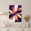 Ensemble de 1 tableau sur toile à motif floral abstrait-988846863