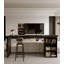 Table de bar moderne et minimaliste en bois de pin avec rangement-1784342008
