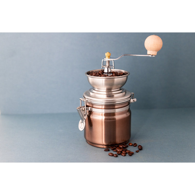 La Cafetière Edited Stainless Steel Manual Burr Coffee Grinder