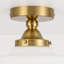 Plafonnier semi-encastré en verre 9,45 po Buckminster-2129819403