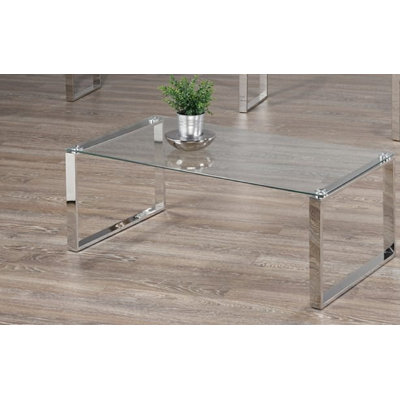 Oloughlin Glass Top Coffee Table