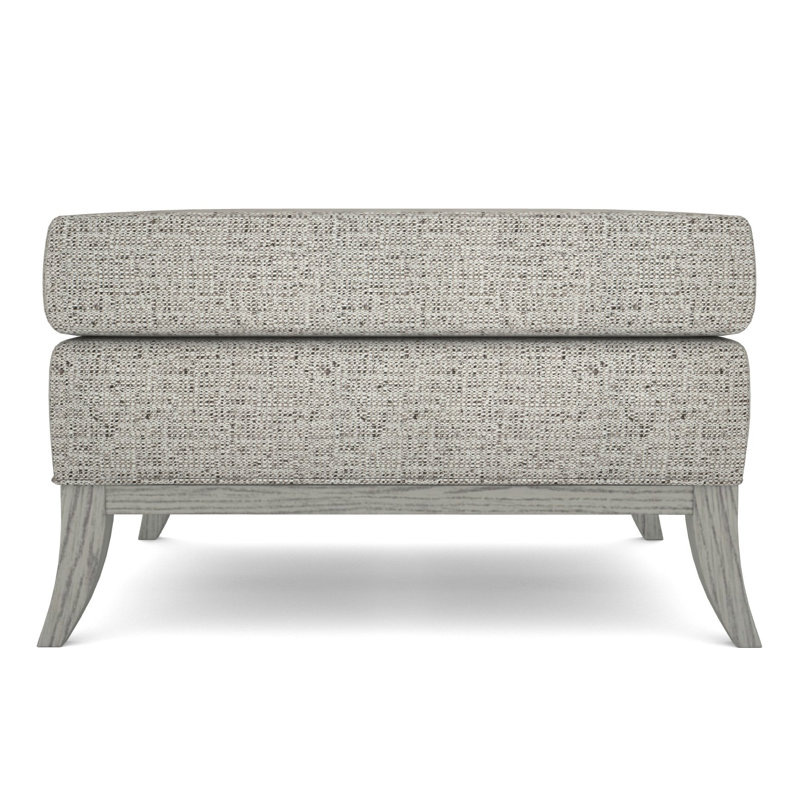 Fisher Ottoman, Tuck Graphite, Dove Gray