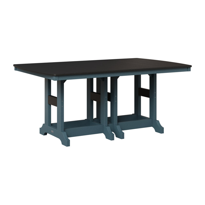 Garden Classic Outdoor Dining Table, Black, Slate