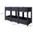Planter Raised Beds - Elevated Planter Garden Box With Drainage Plug Raised Garden Beds For Vegetable/Flower/Herb Outdoor Standing Planter Beds Gardening Kit,Black,47.2"X15.7"X27.7"-2098694675