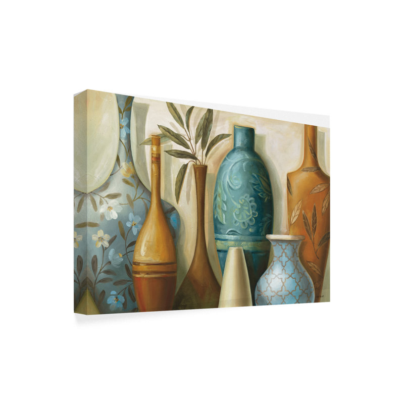 «Blue Morocco» par Lisa Audit - impression sur toile tendue, H 12 po x l 19 po x P 2 po