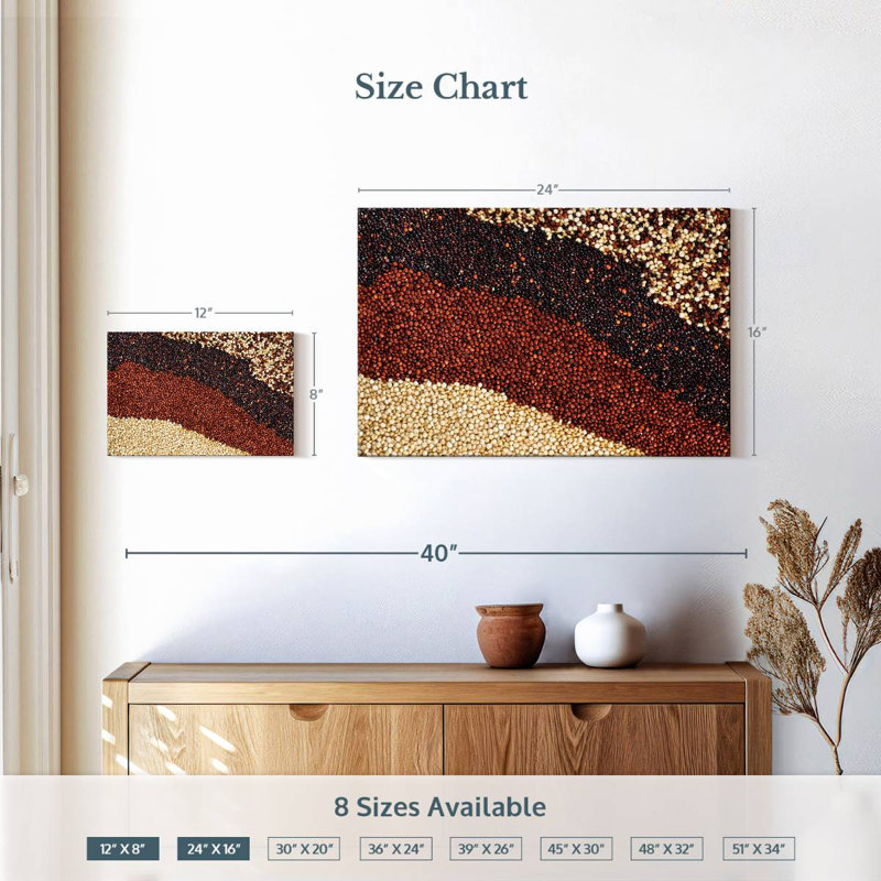 Grains de quinoa Yarlin, H 16 po x l 24 po
