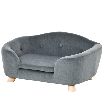 Pet Dog - Gray, Removable Washable Cushion. Comfort For Miniature Bed Washable, Removable. Cozy Beds