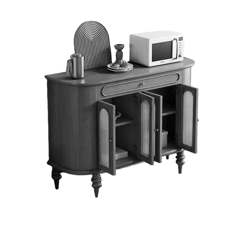 "Buffet spacieux avec pieds romains", Blanc