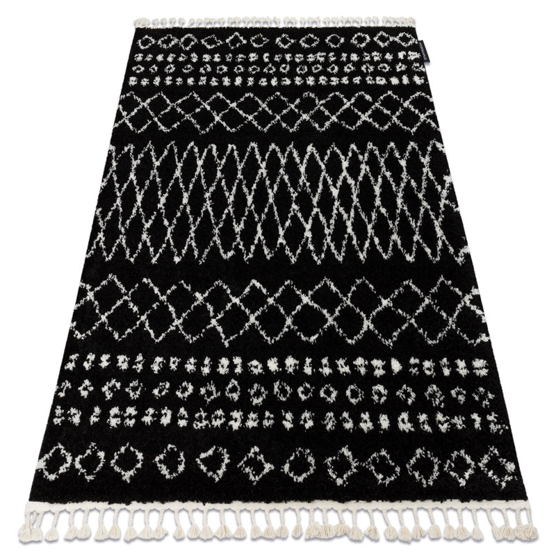 Berber Geometric Area Rug, Rectangle 200 x 290cm