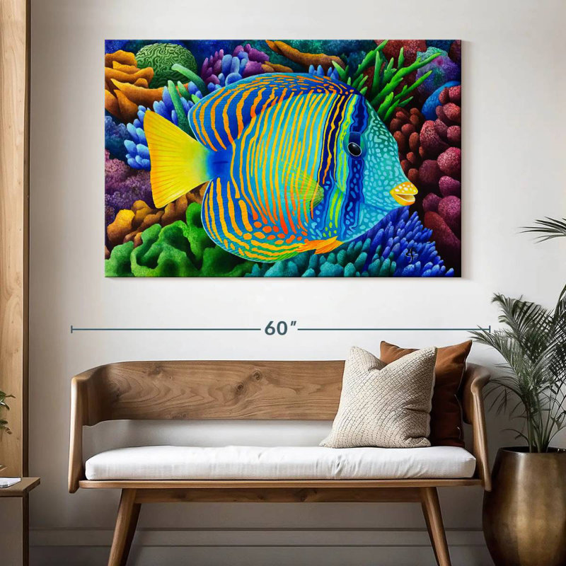 Sailfin Tang, 34" H x 51" W