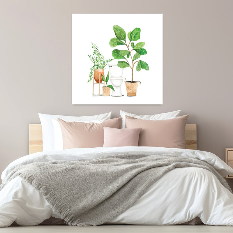 Spa Day Bathroom Art 1 Piece Wrapped Canvas Wall Art, 81.28cm H x 81.28cm W