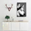 Husky Dog in Abstract - Wrapped Canvas-55313067