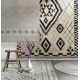 Leanna Moroccan Hand-Knotted Wool Light Gray/Ivory Area Rug