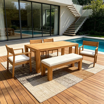 Ensemble de table de salle à manger de patio