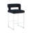 26’’ Upholstered Hollow Back Counter Stool With Metal Frame, Modern Round Arms Counter Height Bar Stool For Kitchen Island/Dining Room/Home Pub-621853125