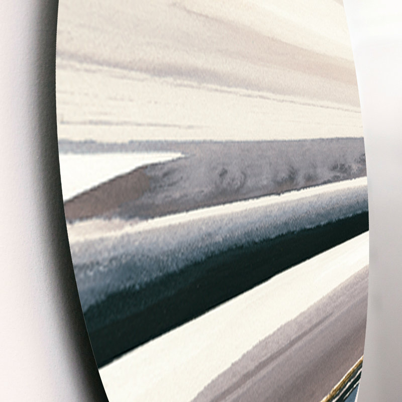 Modern Abstract Wall Decor on Metal