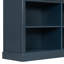 Console en bois d'acacia Harper avec 2 tiroirs et tablettes de rangement ouvertes-133597614-133597610-133597608