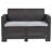 Alderman Faux Rattan Loveseat with All-Weather Cushions-1877930292