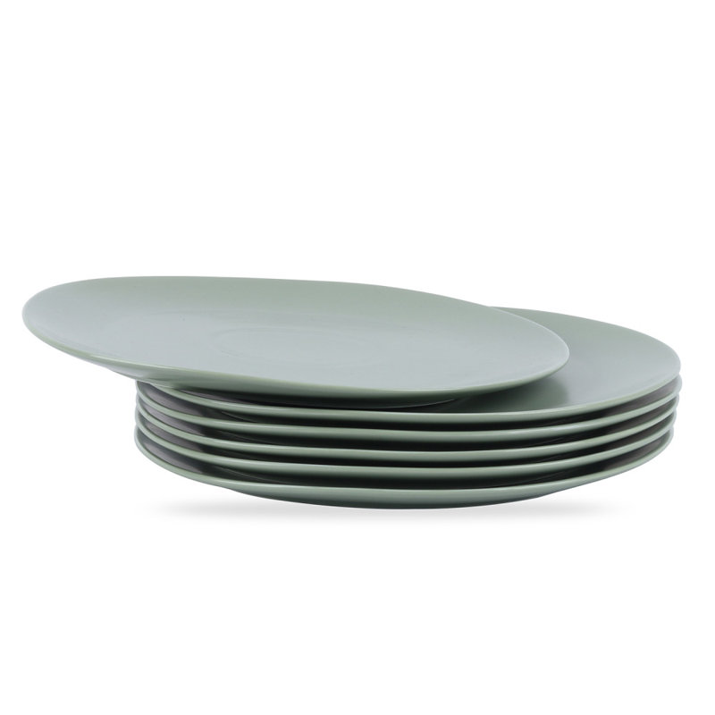Ensemble d'assiettes en porcelaine Stone Lain Delilah, Miel