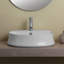 Lavabo au-dessus de vasque à montage sur le comptoir / avec cuve simple 24 "et trop-plein Whitehaus