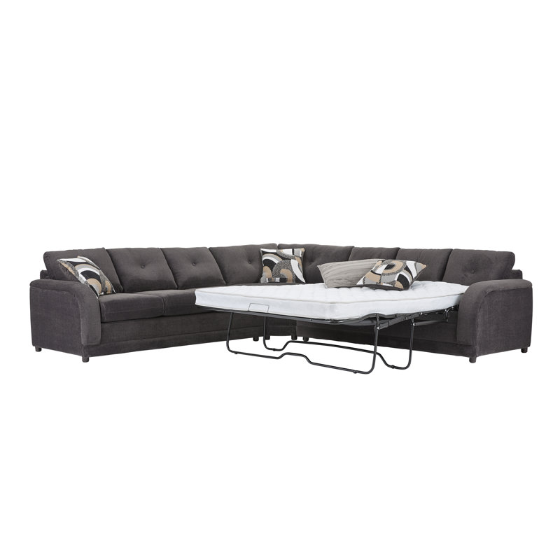 Canapé-lit modulaire 3 pièces Hughes Furniture, Polyester croiseur terrestre