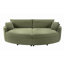 Canapé-lit double en chenille 102,3 po noir, ports USB et siège profond, sans assemblage-736098331