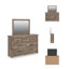 Commode et miroir Keithland