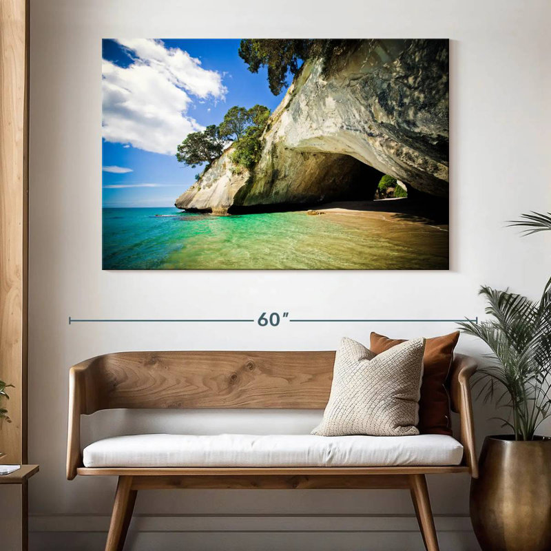 Gillard Cathedral Cove Gillard Scene, 34" H x 51" W