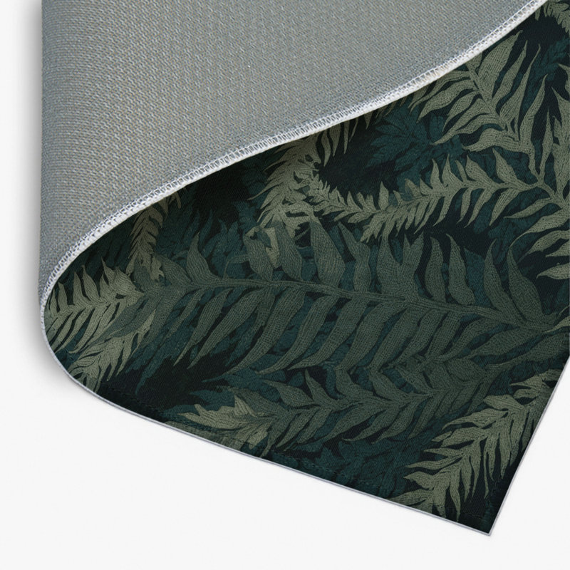 Tapis d'intérieur et d'extérieur vert Nature