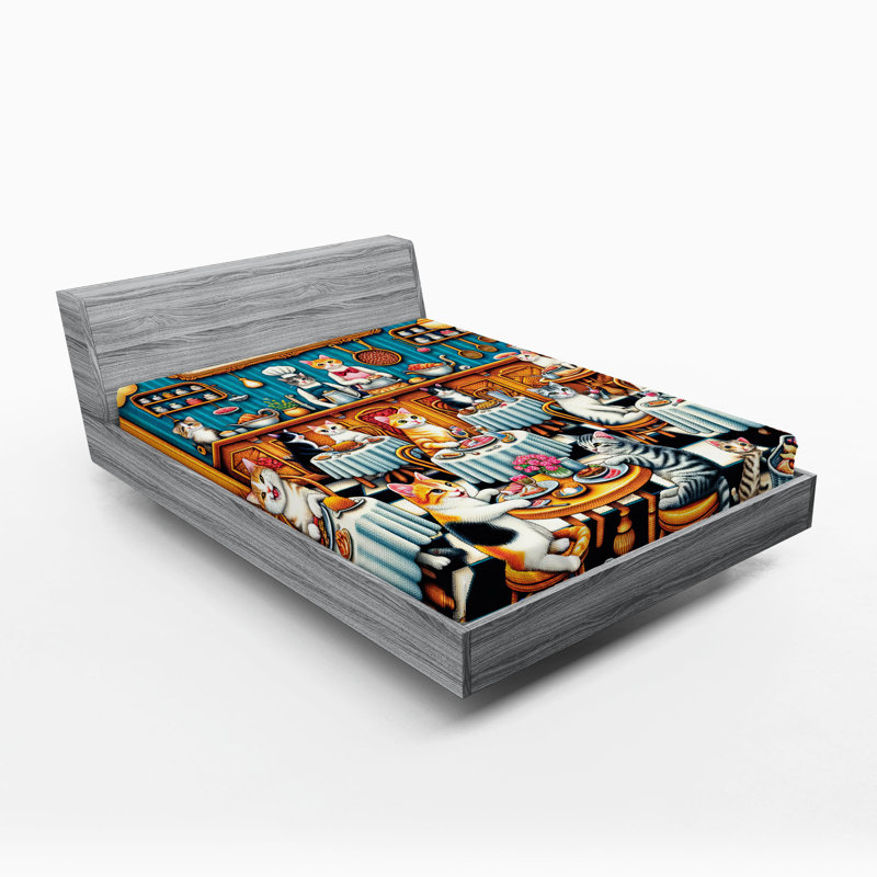 Ensemble de draps-housse en microfibre pour chambre d'amis, Grand
