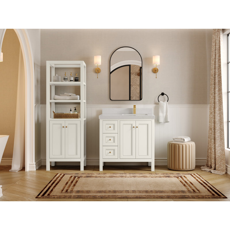 Nashville X P 22 po P 2 po. Quartz de Carrare, Albâtre