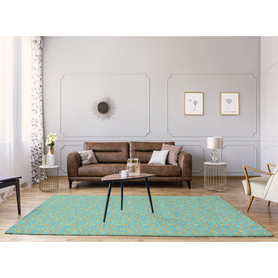 Chenille Floral Indoor Rug