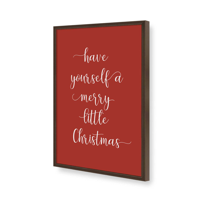 «Merry Little Christmas», reproduction d'art, Brun Belvinder, 18 po x 24 po