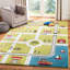 Tapis vert / ivoire Gaven-253353099