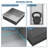13" X 25" Stainless Steel Shower Niche Double Shelf, Brushed Nickel-60722280